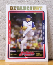 COOL BASEBALL CARD TOPPS 2005 CLEVELAND INDIANS RAFAEL BETANCOURT