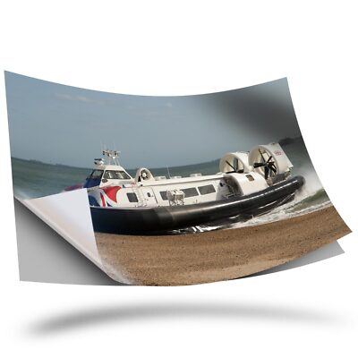 1 x Vinyl Aufkleber A3 - British Hovercraft Maschinenfahrzeug #16734