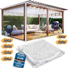 100% Clear Tarpaulin Waterproof Heavy Duty Transparent Tarpaulin Sheet