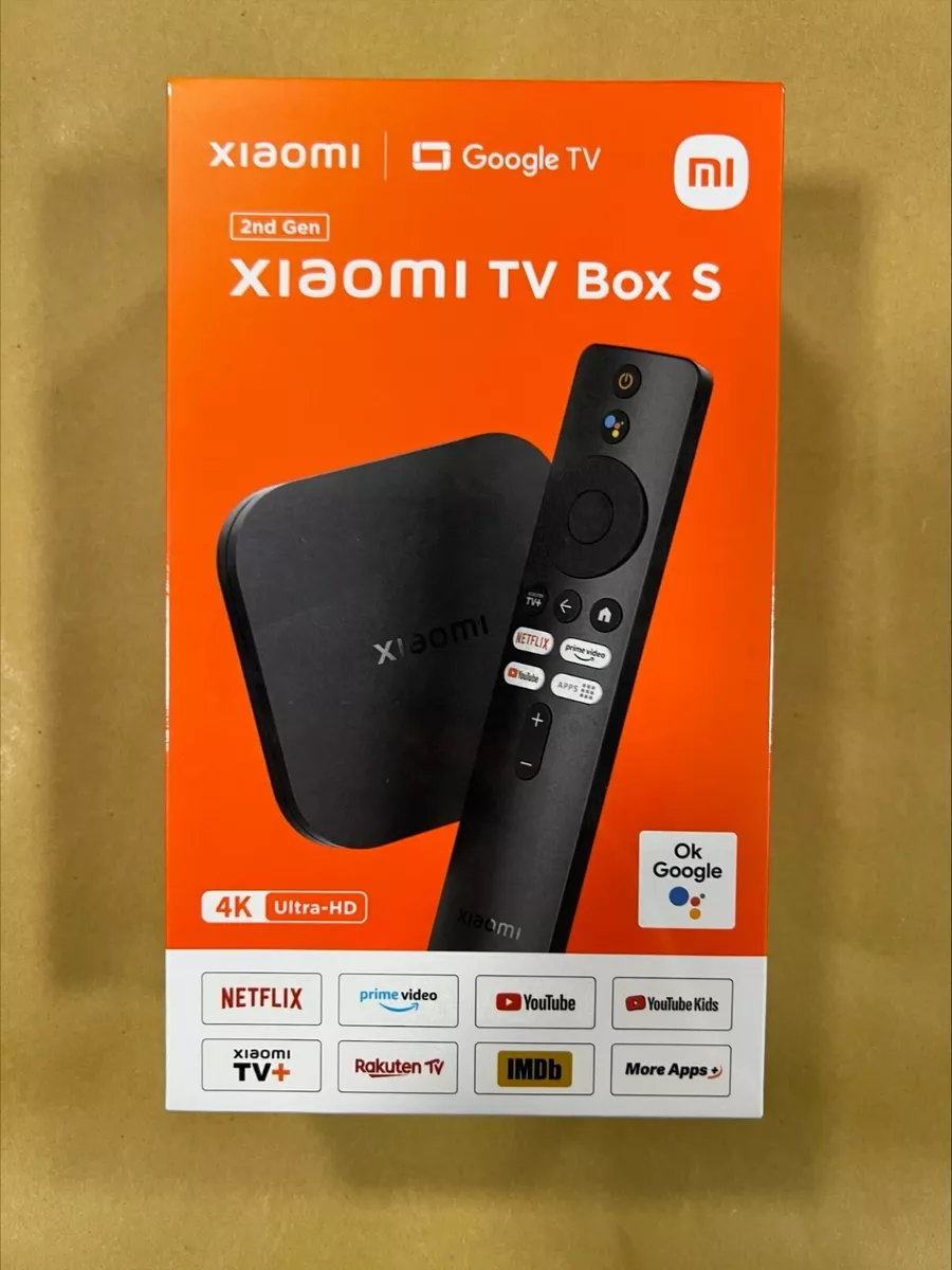  Xiaomi TV Box S 2nd Gen - 4K Ultra HD Streaming Media