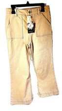 Copper Key Pants 12 Girls Lt. Peach Four Pockets Four Metal Buttons High Rise