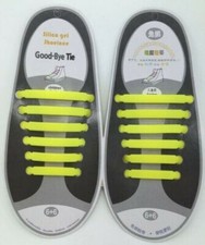 12pcs/set No Tie Elastic Shoe Laces Shoes Kids Lazy Shoelaces String Gifts Funny