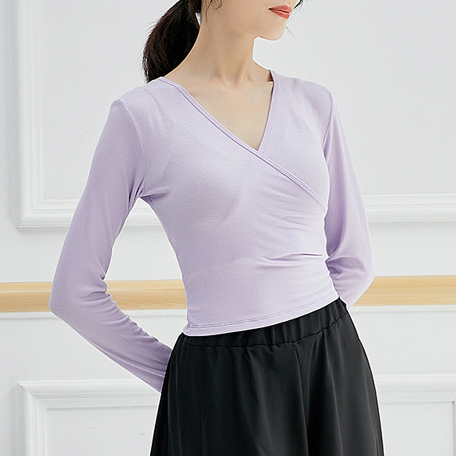 Yoga Ballet Wrap Top