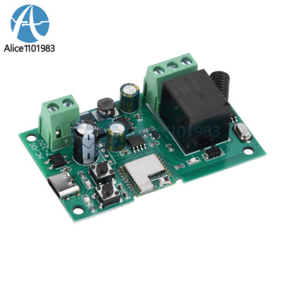 1-CH Smart Relay Switch Module AC/DC 7-32V Type-C eWelink APP /RF 433MHZ Control