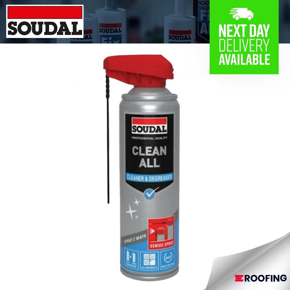 SOUDAL Lubricate Clean ALL Spray, Cleaner & Degreaser Genius Spray 300ml