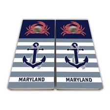 Maryland Crab Anchor Cornhole Toss Wrap Cornhole Game