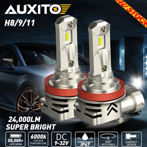 AUXITO H7 LED Headlight Globes Kit Hi/Low Beam 24000LM Brighter White