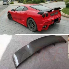 VLS Style Carbon Fiber Rear Trunk Spoiler Wing SUIT For Ferrari F430 2004-2009