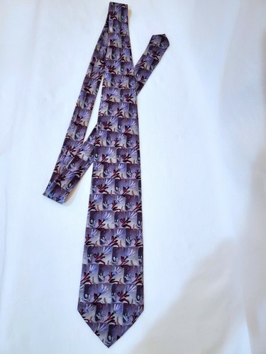 VTG 1996 Jerry Garcia Men's 100% Silk Necktie 'Pine and Rock" Collection 15 - Picture 2 of 10