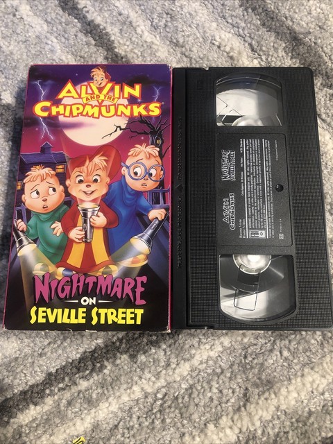 Alvin and the Chipmunks - Nightmare on Seville Street (VHS, 1996) for