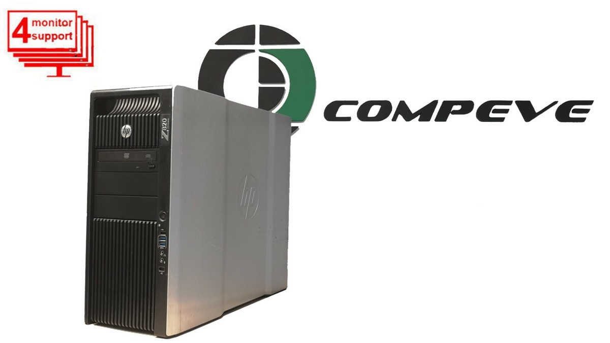 HP z820 Workstation Xeon E5-2640 2.5GHz 16GB 1TB 4 Display Stock