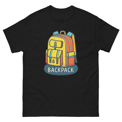 Backpack School Classroom Object Office Teacher T-Shirt