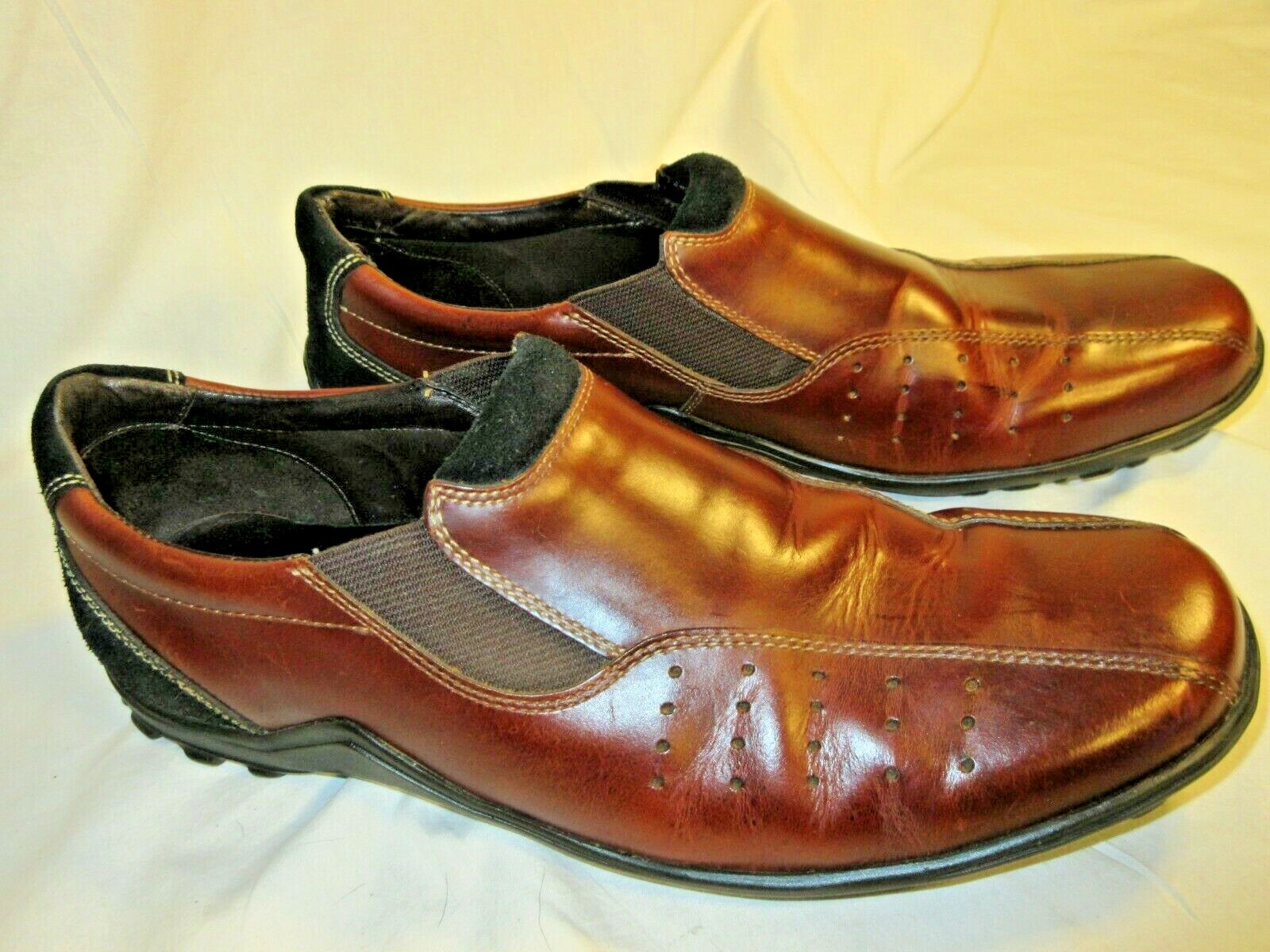 Cole Haan Vibram Sole Brown Leather 