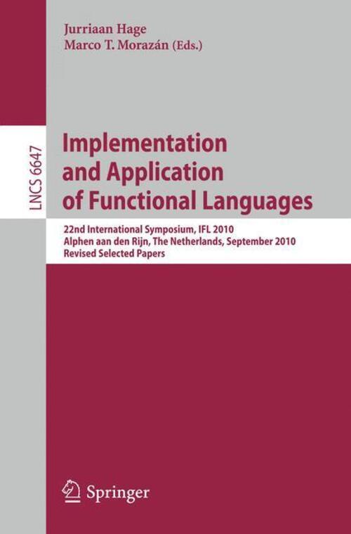 Thumbnail - Marco T. Morazán (u. A.) | Implementation And Application Of