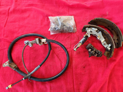 Toyota Rear Brakes. Shoes, Slave Cylinder, E-brake. #LN5-FF