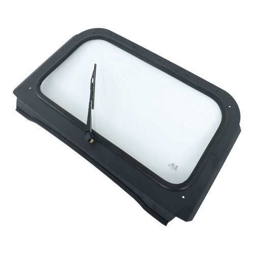 Black full glass windshield with wipers For Polaris RZR 570 800 XP 900 - Picture 4 of 12