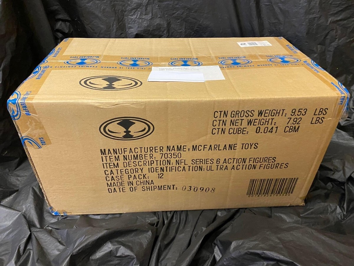 McFarlane NFL Series 6 Factory Sealed Case Of 12 Figures From 2003