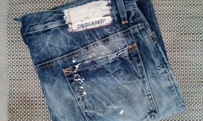 NWT Dsquared2 Authentic 5 pockets Men's Jeans Made in Italy