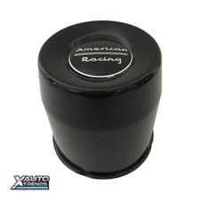 American Racing Wheel Center Cap Lrg 56 Lug Push Thru Gloss Black 1425002gb