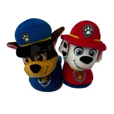 Nickelodeon Paw Patrol Marshall Chase Light Up Plush 3-D Slippers Toddler 7/8