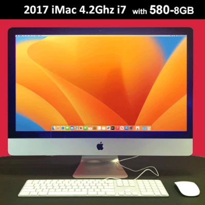 Apple iMac with Retina 5K display AMD Radeon Pro 580 Apple
