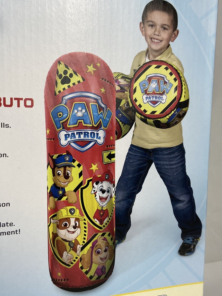 Nickelodeon Paw Partrol Bop Punching Bag Gloves Combo Inflatable