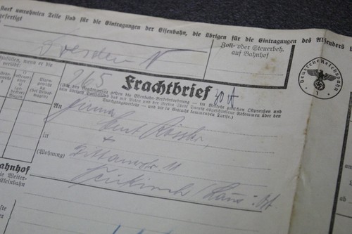 alter Frachtbrief Reichsbahn 1937 Berlin JOSETTI Zigaretten Fabrik - Picture 3 of 15