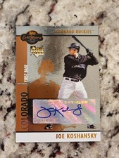 2008 Topps Co-Signers Silver Bronze /400 Joe Koshansky #103 Rookie Auto RC