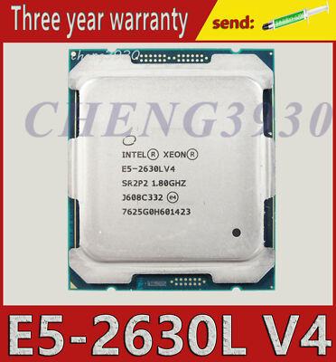 Intel Xeon E5-2630L V4 LGA 2011-3 10-core SR2P2 25M server CPU processor