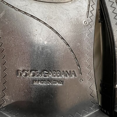 Dolce Gabbana 5756 Made in Italy Size 9 Black shoes Lace Up Wingtip Dolce Gabbana 5756 Made in Italy Size 9 Black shoes Lace Up  main image 3