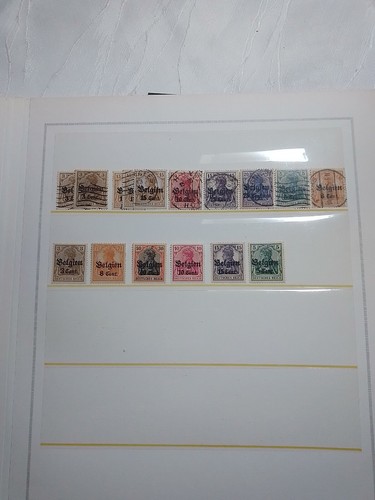 Germany Occ.Del Belgium Stamps Lot Of 16 Stamps