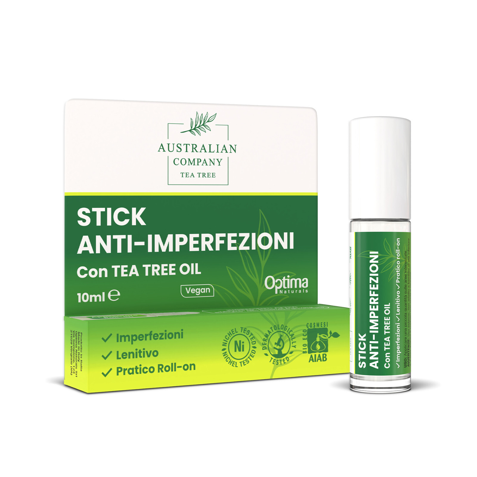 Australian Company Tea Tree  Stick Anti-imperfezioni con Tea Tree 10 ml