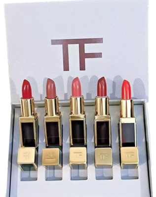 Tom Ford Lip Color Mini Deluxe 5pc Set (1g/.03 oz Each) NIB | eBay