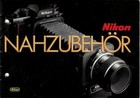 Broschüre Prospekt Nikon Nähzubehör German