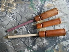 TURKEY CALL FRICTION STRIKERS Wild Plum Striker 3pc Set TYLERSBURG YELPERS
