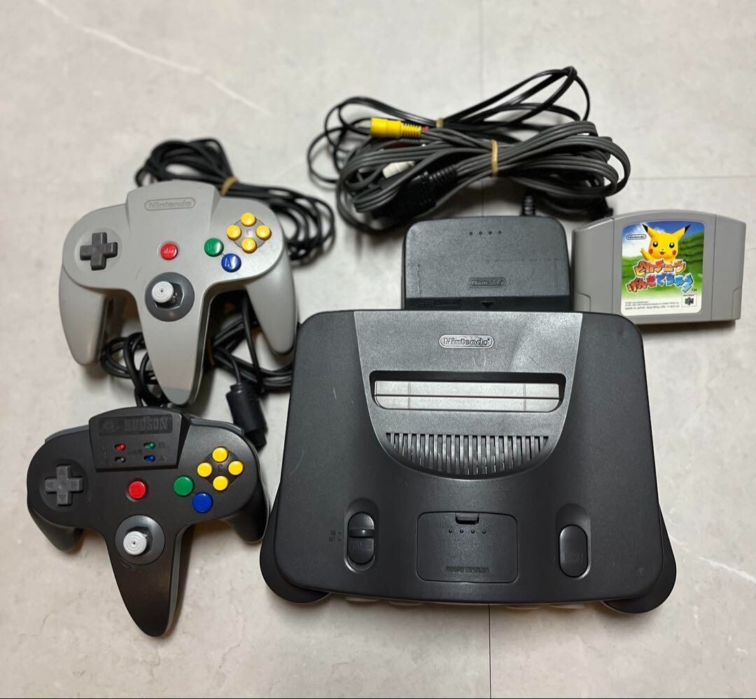 【希少 美品】ニンテンドー64 本体　完備 レトロゲーム 当時物　コレクション Nintendo 旧世代ゲーム機本体 NINTENDO 64