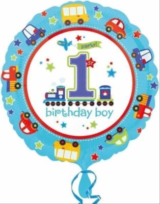 Anagram Merchandising: Mylar Ballon 1 Geburtstag Kind
