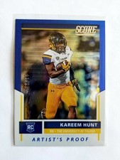 2017 PANINI SCORE ARTIST PROOF BLUE KAREEM HUNT RC! 1/35! 1/1! FIRST ONE!