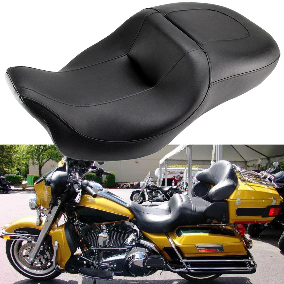 For 08-21 Harley Electra Glide Standard Classic Seat Rider Passenger Driver 2 Up Foto 2 de 4