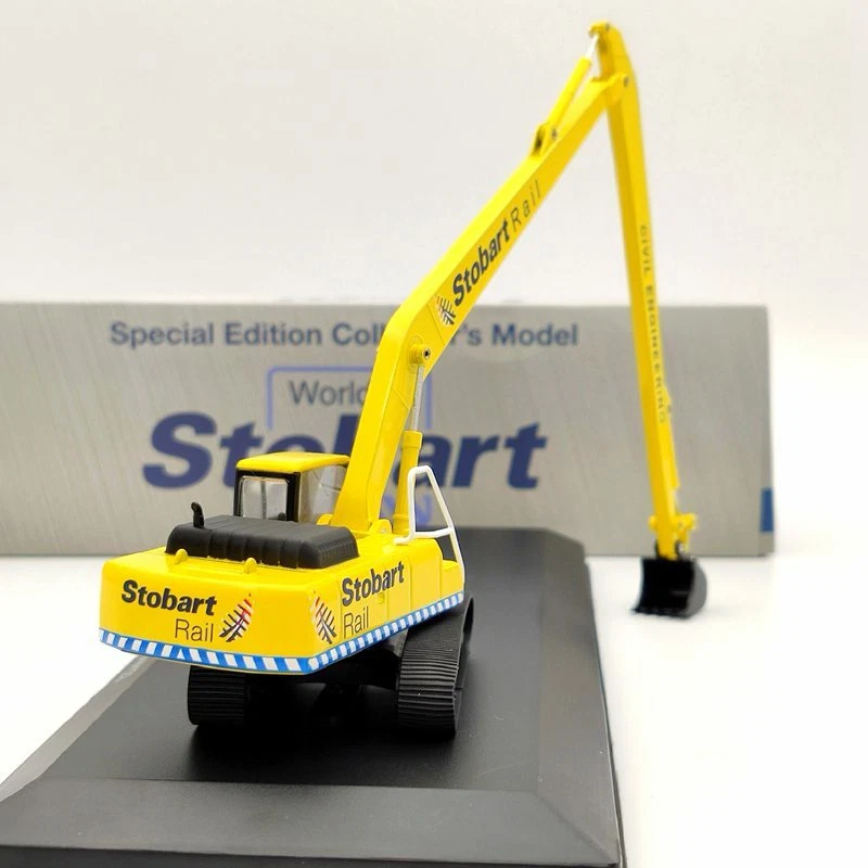 Atlas Eddie Stobart Rail Komatsu PC340 Hydraulic Excavator W122 Civil 1:76 Car - Image 4 of 4