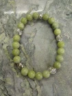 GENUINE Connemara Marble Celtic Stretch Bracelet Guaranteed Irish C