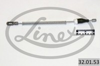 Linex 32.01.53 Handbremsseil L/R Rechts, Links FüR Corsa C 1.0-1.8 09.00-06.12