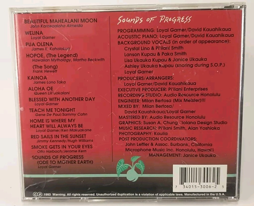 Loyal Garner- Sounds Of Progress OUT OF PRINT! UNVERIFIED