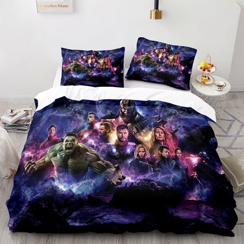 Marvel Avengers Quilt/Duvet/Doona Cover Set Single Double Queen Bedding Set Gift - Bild 56 von 62