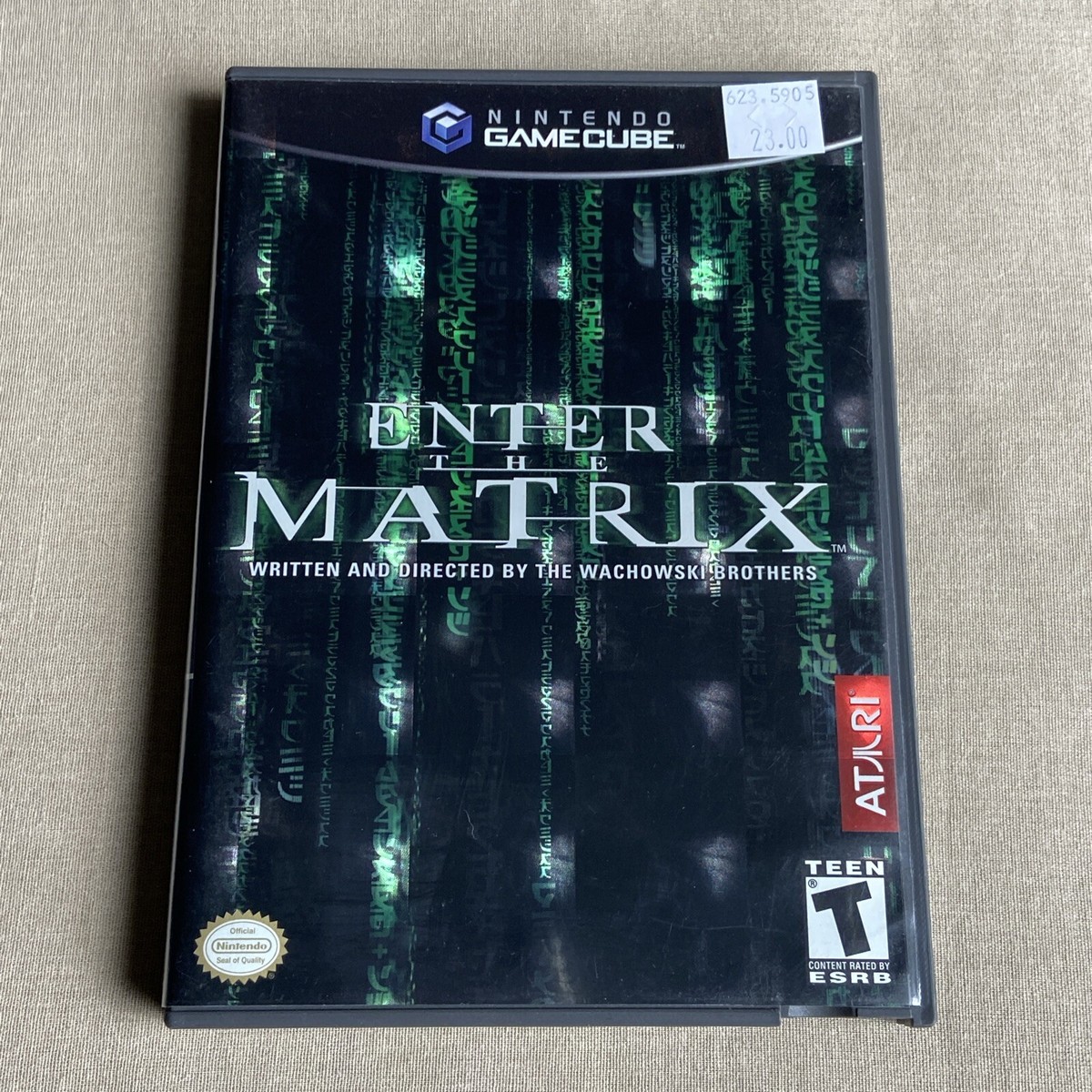 Enter the Matrix (Nintendo GameCube 2003 2-Disc) Complete Tested