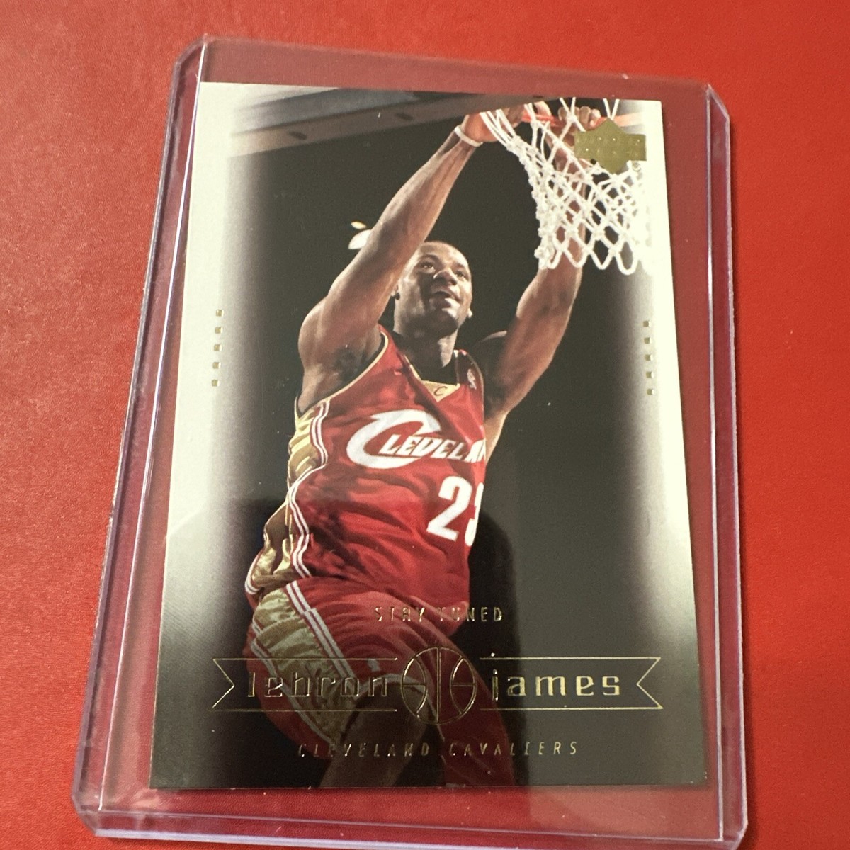2003-04 Upper Deck Basketball Rookie Lebron James #15 Stay Tuned