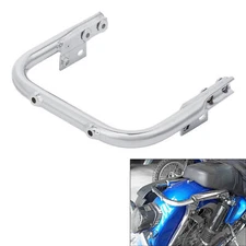 Chrome License Plate Mount Bracket Fit For Harley Touring Road King Glide 97-08