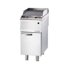 Lavastein-Grill Edelstahl S-Rost f&uuml;r Fisch und Meeresfr&uuml;chte 400x700x850 6,5kw