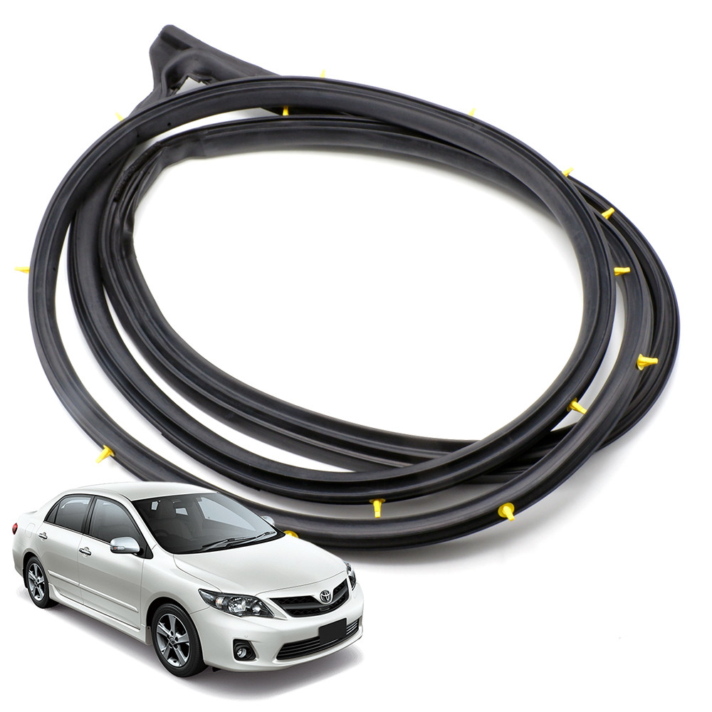 Rear Right Door Seal Rubber Weatherstrip Black For Toyota Corolla