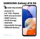 Samsung Galaxy A14 5G Sm-A146U - 64Gb - Black (Factory Unlocked) New